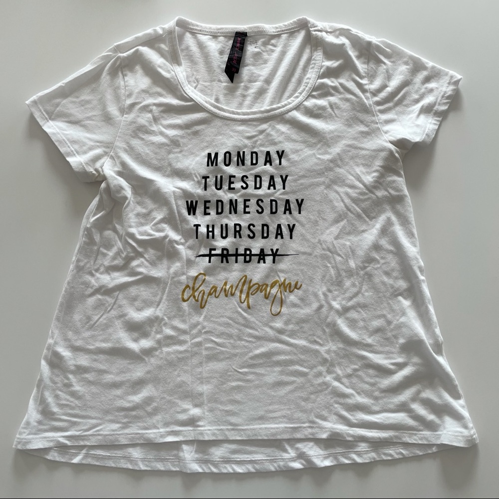 Betsy Johnson Champagne T-shirt